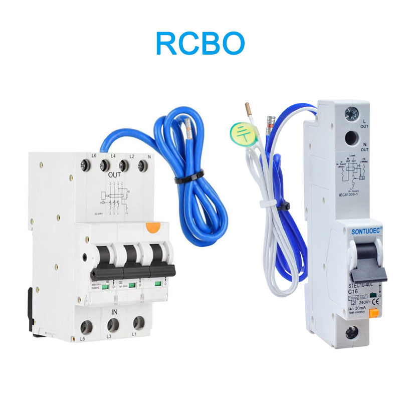 6ka 3p + n Leakage Circuit Breper kahi (AC) Toot Type RCBO me ka cale