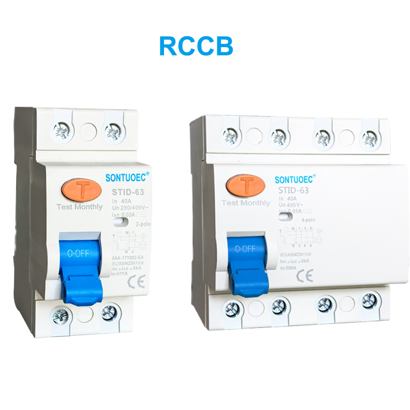 Stid-63 series rccb 230v 73a residual garcuil srucker