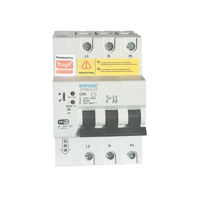 ʻO WiFi ST65LE-63wf2 Pūnaehana Nui IoT Naʻauao RCBO Kaapuni Kaapuni Naʻauao